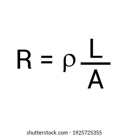 resistance and resistivity formula Pouillet's law