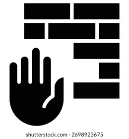 Websymbol für den Widerstand in fettgedrucktem Stil