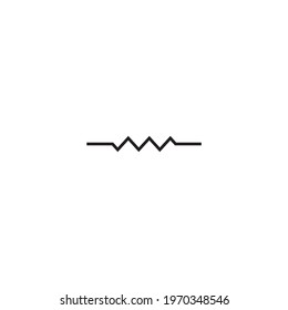 resistor component icon, simple logo electronic component icon
resistor, symbol of electronic circuit components