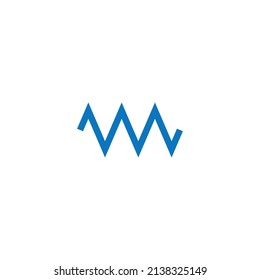 Resistor component symbol in electric circuit