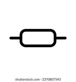 Resistor Icon Vector Symbol Design Illustration