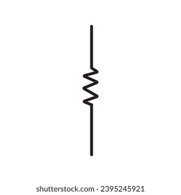 resistor icon vector template illustration logo design
