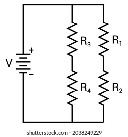 Resistors In Parallel Diagram In Electric Circuit