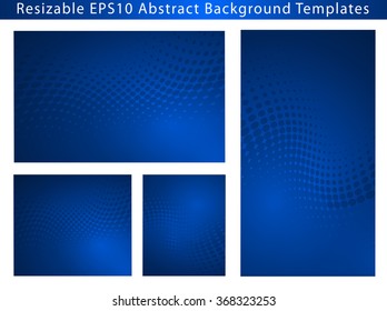 Re-sizable Abstract Business Blue EPS10 Vector Background Templates with dot swirls and plenty of text space. .Perfect for Healthcare and Medical communications. 