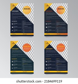 Resizable Corporate Business Flyer Design Template. You can resize as you want. It's can be use for advertisement. This Flyer will represent your company.
