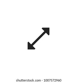 Resize Cursor Pointer Icon Vector