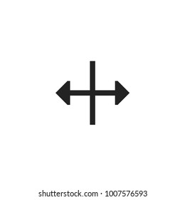 Resize Cursor Pointer Icon Vector