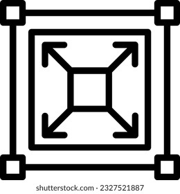 Resize Icon as part of Web Design Icon Set