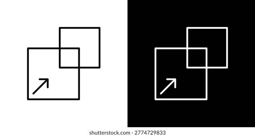 Resize icon. Perfect use for web, and ui