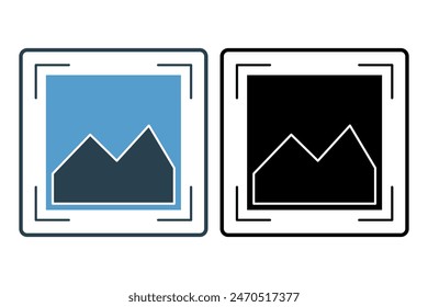 Resize icon. icon related to edit tool. suitable for web site, app, user interfaces, printable etc. solid icon style. simple vector design editable