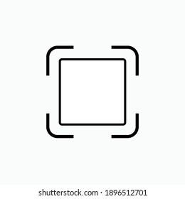 Resize Icon. Setting, Dimensional Arrangement Symbol - Vector.