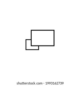 Resize icon simple vector perfect illustration