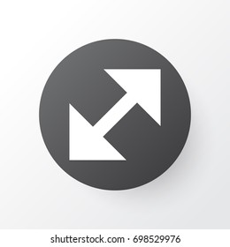Resize Icon Symbol. Premium Quality Isolated Change Element In Trendy Style.
