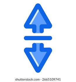 Cambiar el tamaño del símbolo de icono. Ilustración vectorial.