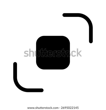Resize Icon Vector Symbol Design Illustration