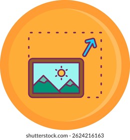 Cambiar el tamaño del diseño del icono de Vector de línea