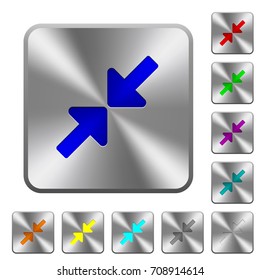 Resize small engraved icons on rounded square glossy steel buttons