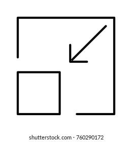 resize thin line