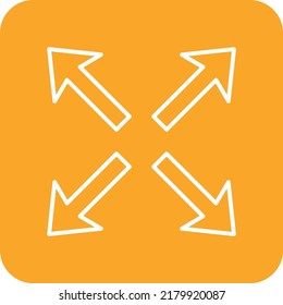 Resize vector icon. Can be used for printing, mobile and web applications.