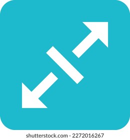 Resize vector icon. Can be used for printing, mobile and web applications.