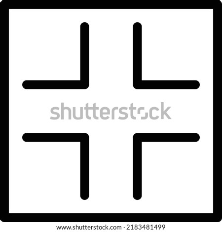 Resize Vector illustration on a transparent background.Premium quality symmbols.Stroke vector icon for concept and graphic design.