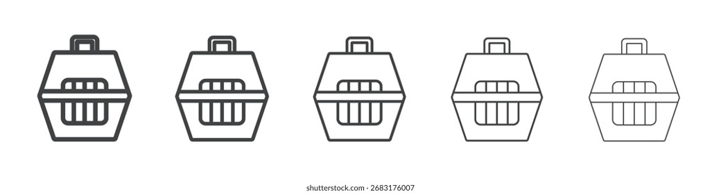 Resock Animales Icono Esquema Ilustración Vector Símbolo