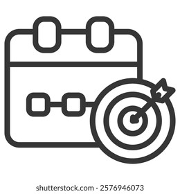 Resolution Icon Lineal Style Vector Illustration