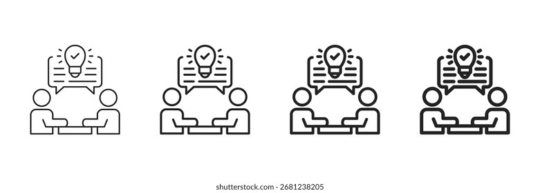 Ícone Resolução Definir Coleção de Estilos de Linha Diferentes