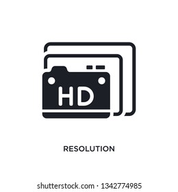 resolution isolated icon. simple element illustration from photography concept icons. resolution editable logo sign symbol design on white background. can be use for web and mobile