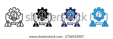 Resolve Icon Multi Style Vector Illustration