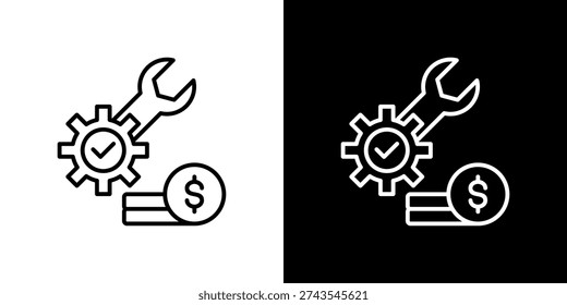 Resolve Issues Icon Sheet Black And White