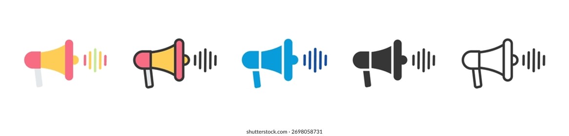 Conjunto de iconos de resonancia Estilo múltiple Varias colecciones