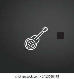 Resonator Guitar vector icon. Resonator Guitar concept stroke symbol design. Thin graphic elements vector illustration, outline pattern for your web site design, logo, UI. EPS 10.