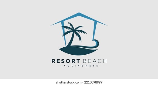 948 Seaside Hotel Logo Images, Stock Photos & Vectors | Shutterstock