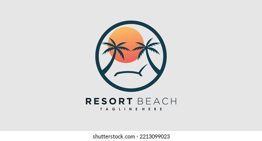 948 Seaside Hotel Logo Images, Stock Photos & Vectors | Shutterstock