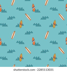 HOBBIES WIEDERAUFFÜLLEN UND SCHIESSEN VON SKIZSCHIRM MIT SCHARKNAUTISCHEM SCHLAFSCHIRM GANZ ÜBER DEM DRUCKSEAMLESS-PATTERN-VEKTOR