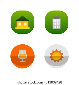 Resort Icon Set