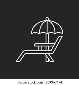 resort line icon