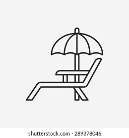resort line icon