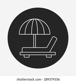 resort line icon