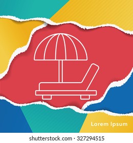 resort line icon