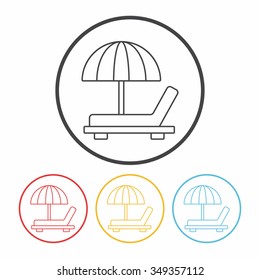 resort line icon