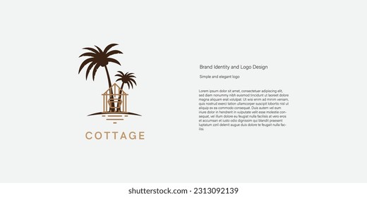 resort logo design for apartment brand and resort