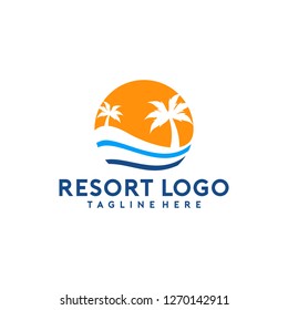 Resort Logo Design Template