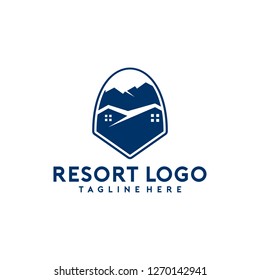 Resort Logo Design Template