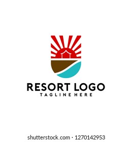 Resort Logo Design Template