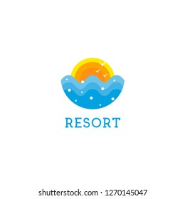 Resort Logo Design Template