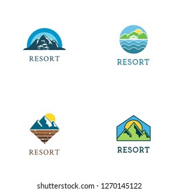 Resort Logo Design Template