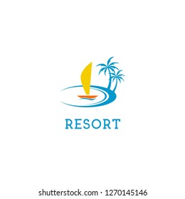 Resort Logo Design Template