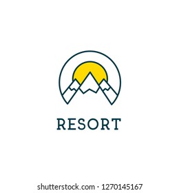 Resort Logo Design Template
